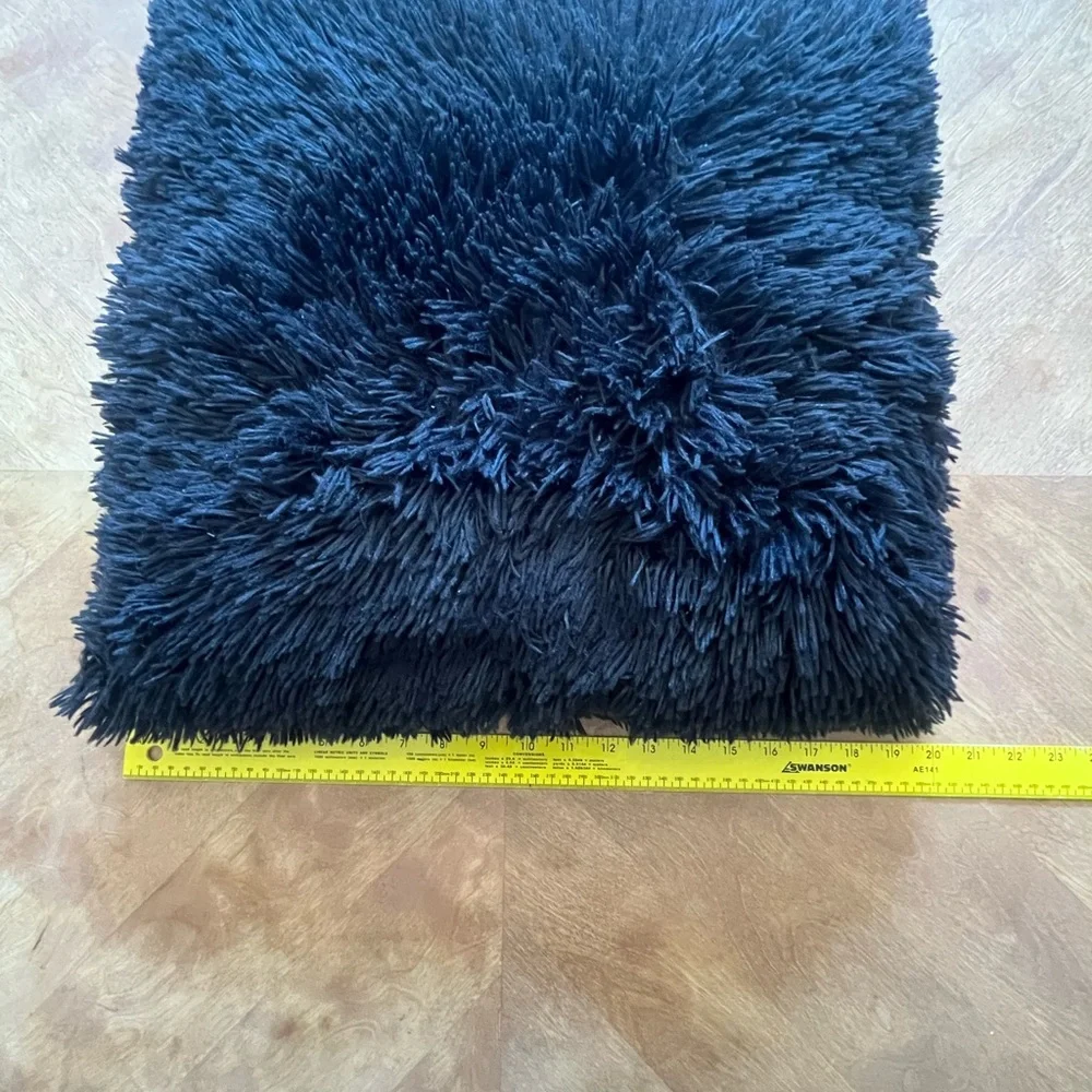 Target Black Plush Pillow – 20”x20” – Cozy Modern Home Decor